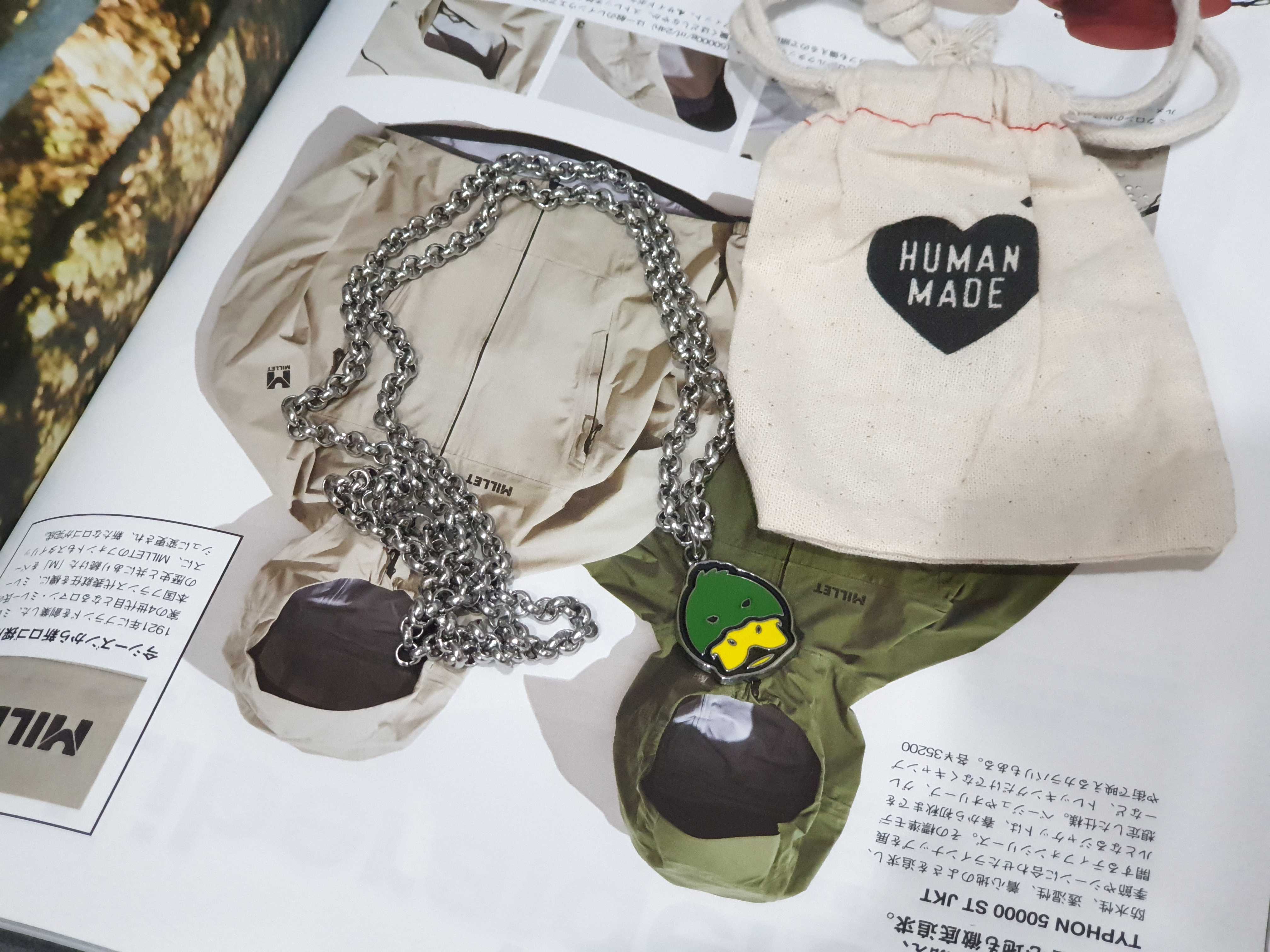 (สินค้าพร้อมส่ง) Humanmade nigo duck necklace