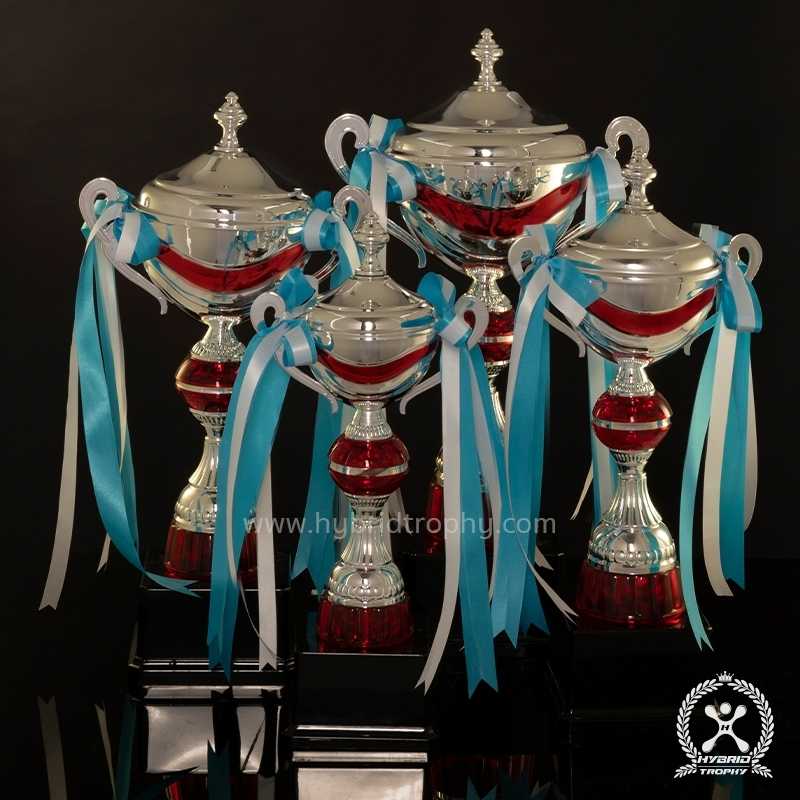 Hybrid Trophy ถ้วยรางวัลอิตาลี HYB-410 สี Red