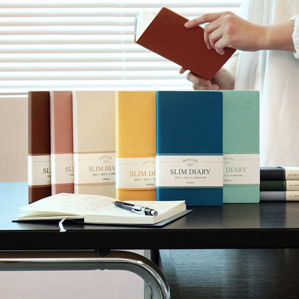 2025 Official Slim Monthly Diary แพลนเนอร์แบบรายเดือน