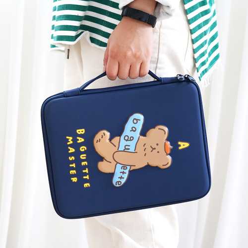 Brunch Brother Baguette Bear EVA Hard iPad Pouch 11 Inches