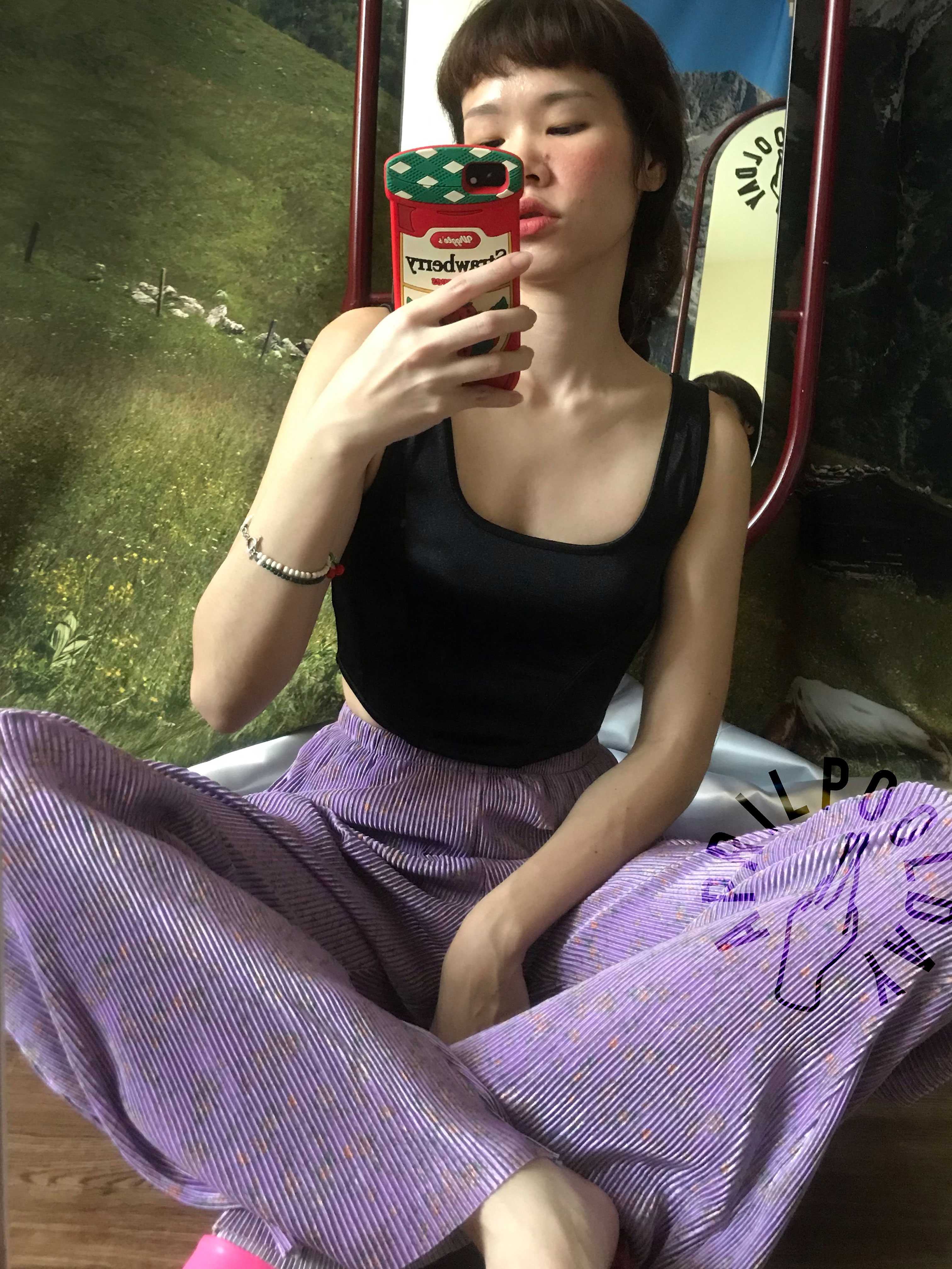 FLARED PANTS PRINT