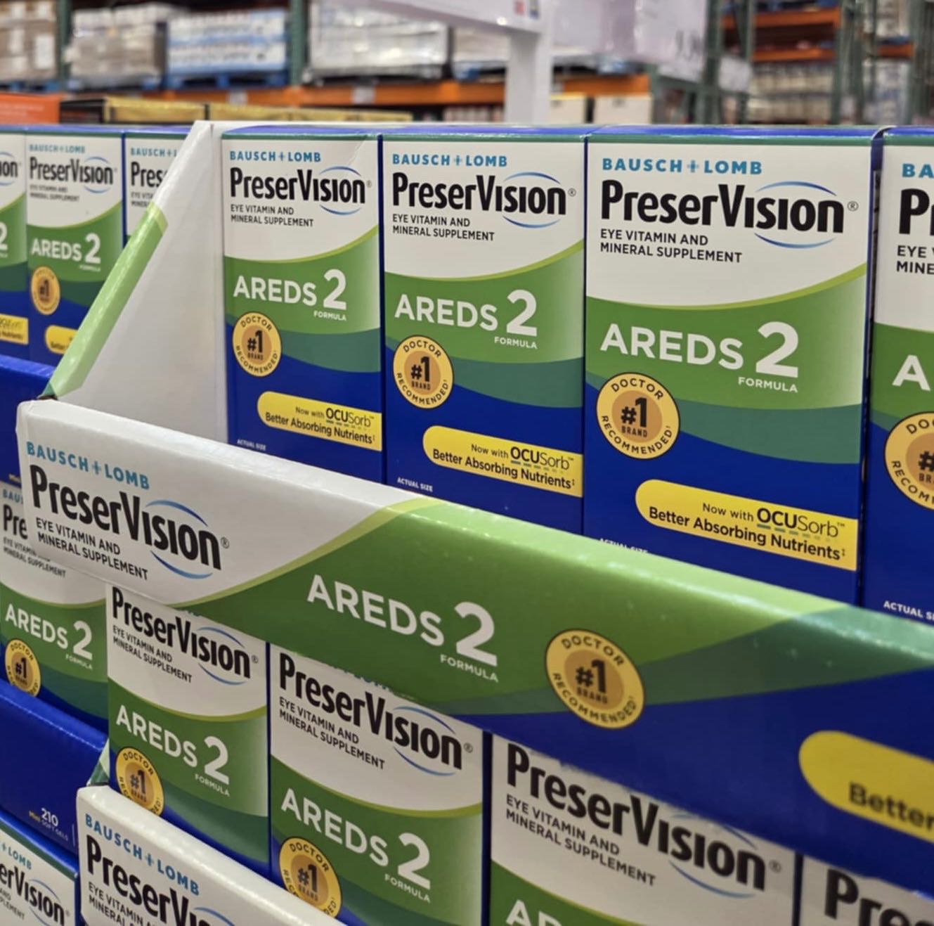 30% SALE  exp 12/25  Preservision Ared2  บำรุงดวงตา สายตา 210softgels