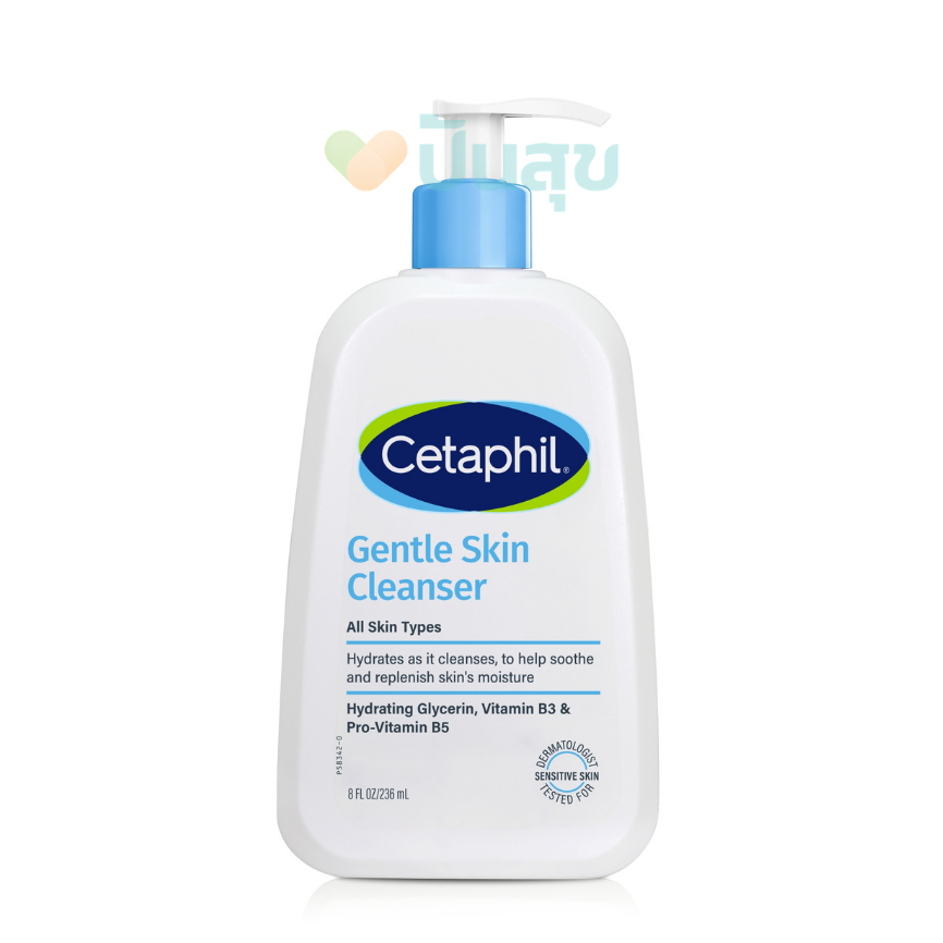 Cetaphil Gentle Skin Cleanser เจลล้างหน้าสูตรเจลโลชั่นผิวแห้งแพ้ง่าย  236 ml