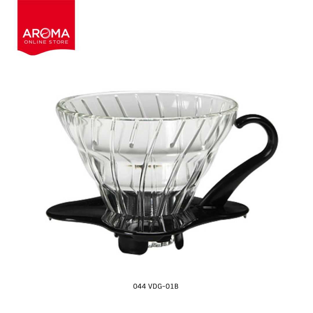 HARIO(044-046) V60 Glass Dripper 01/ Black / Red / White