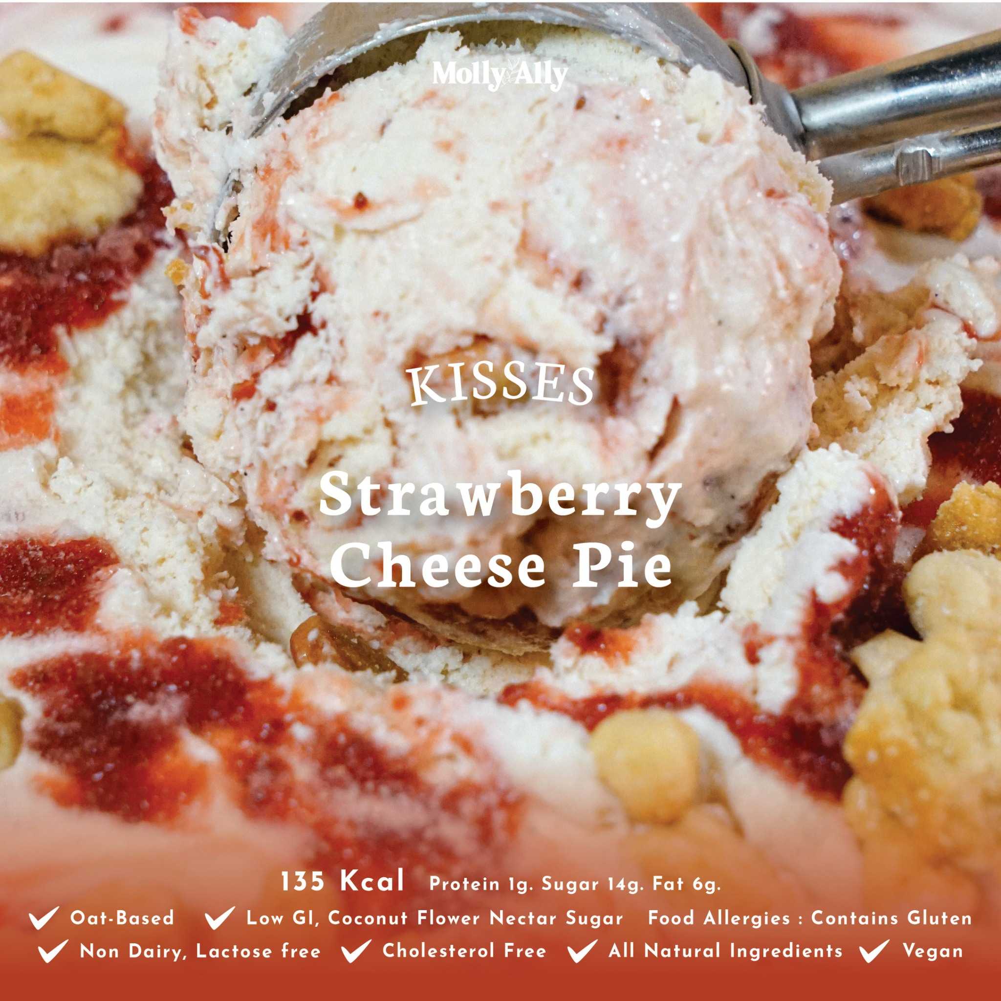 (80g) Kisses - Strawberry Cheese Pie 🍓🧀