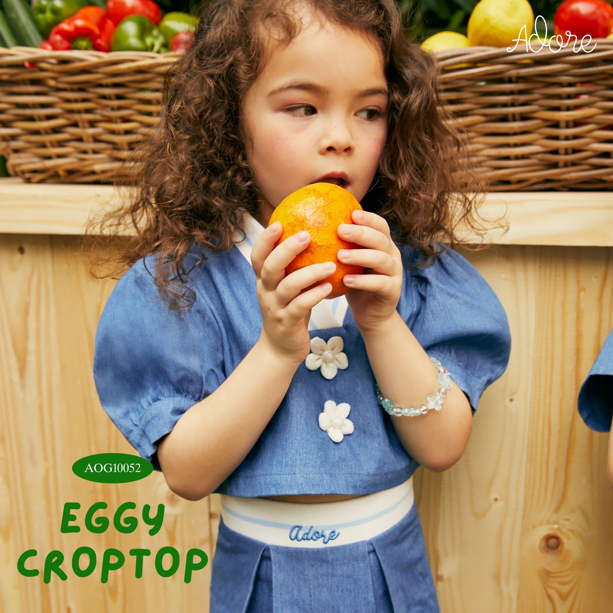 ADORE2112 AOG10052 : EGGY CROPTOP