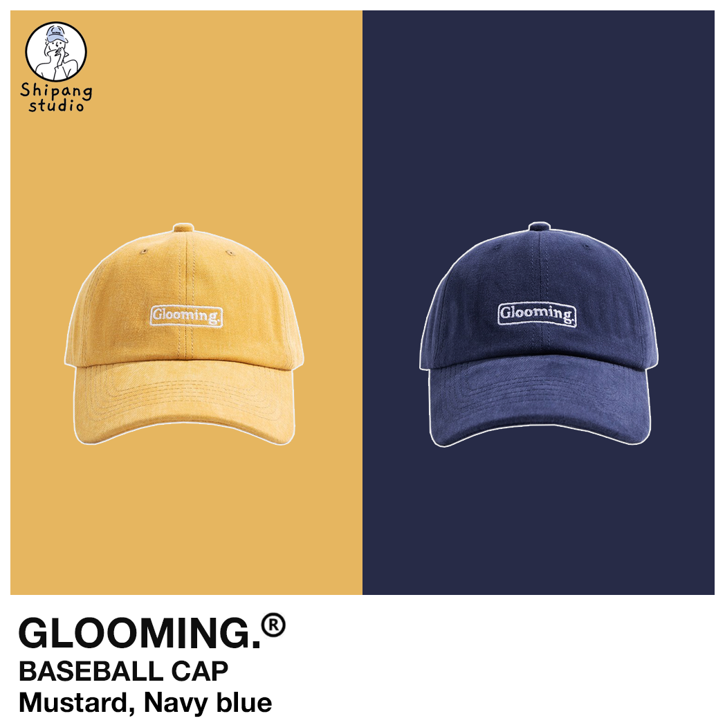 หมวกแก๊ป หมวกเบสบอล ปักลาย Glooming. มี 2 สี