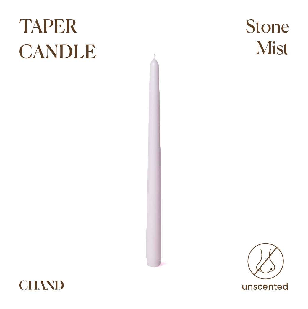 Stone Mist Taper Candle