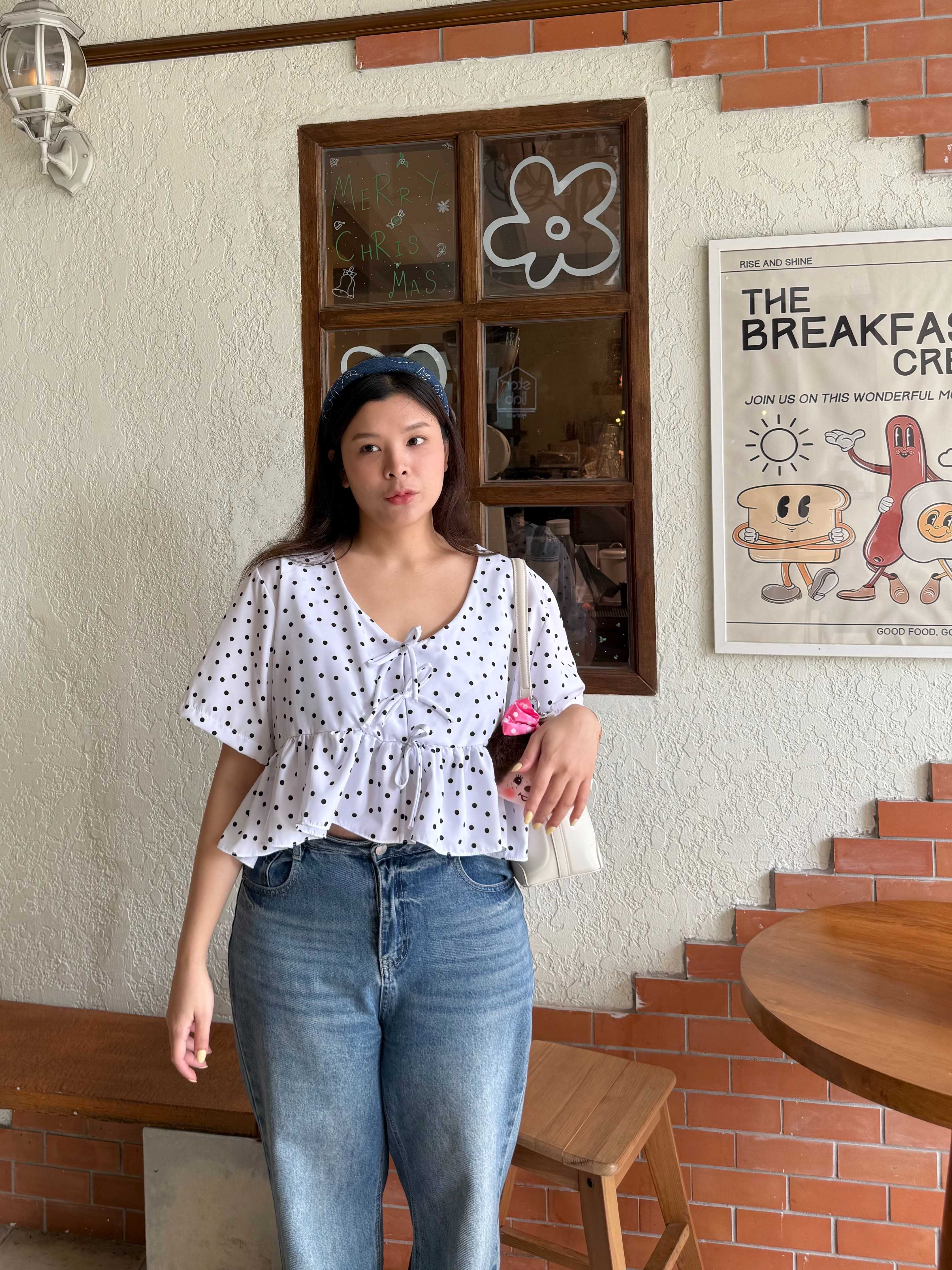 Polkadot top