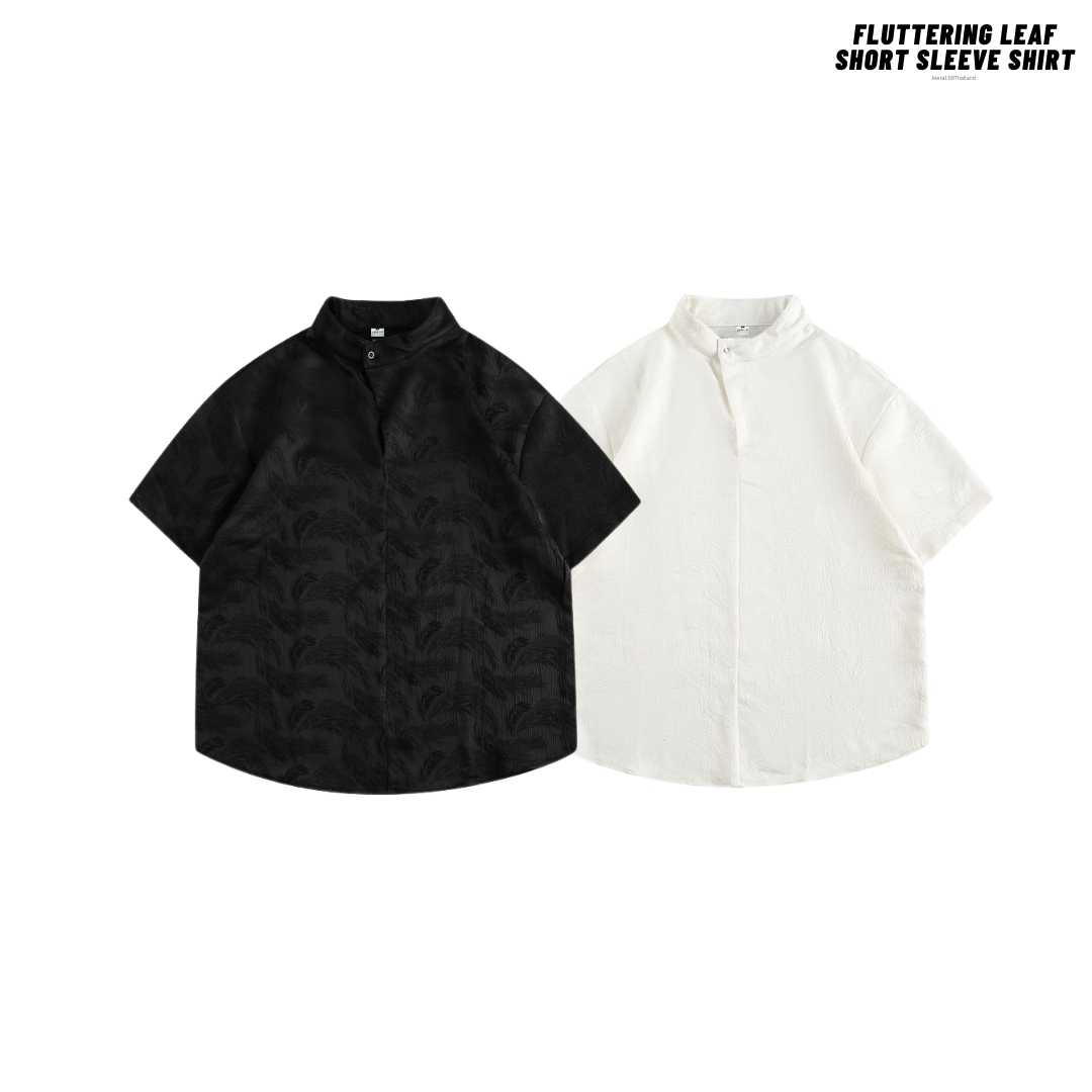 (พร้อมส่ง) Jeera168 | Fluttering leaf Short Sleeve Shirt