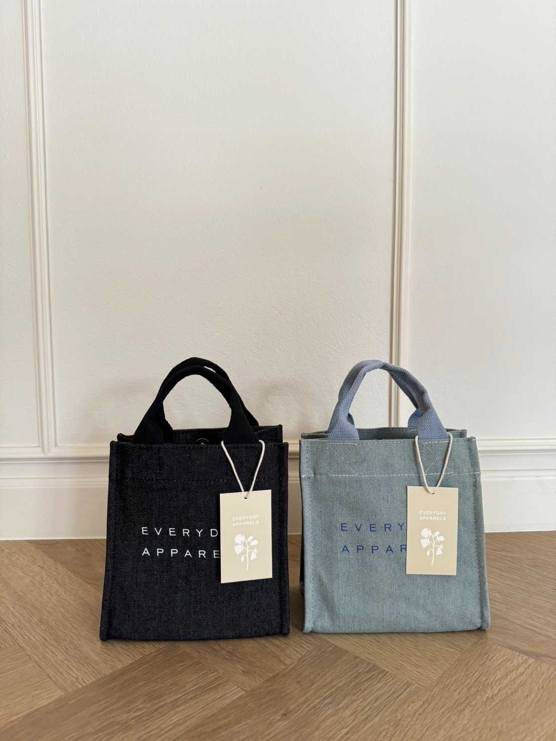mini tote denim
