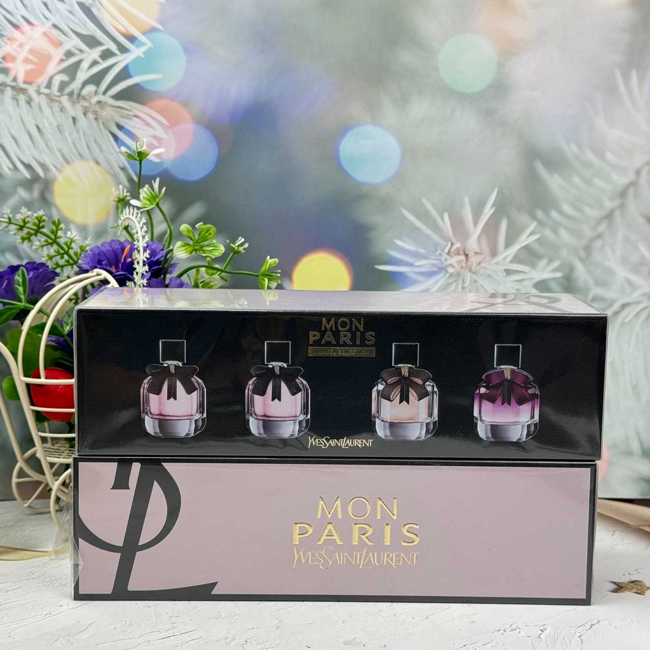 Set YSL Mon Paris Travel Selection 4 x 7.5 ml กล่องซีล ป้ายคิงพาว