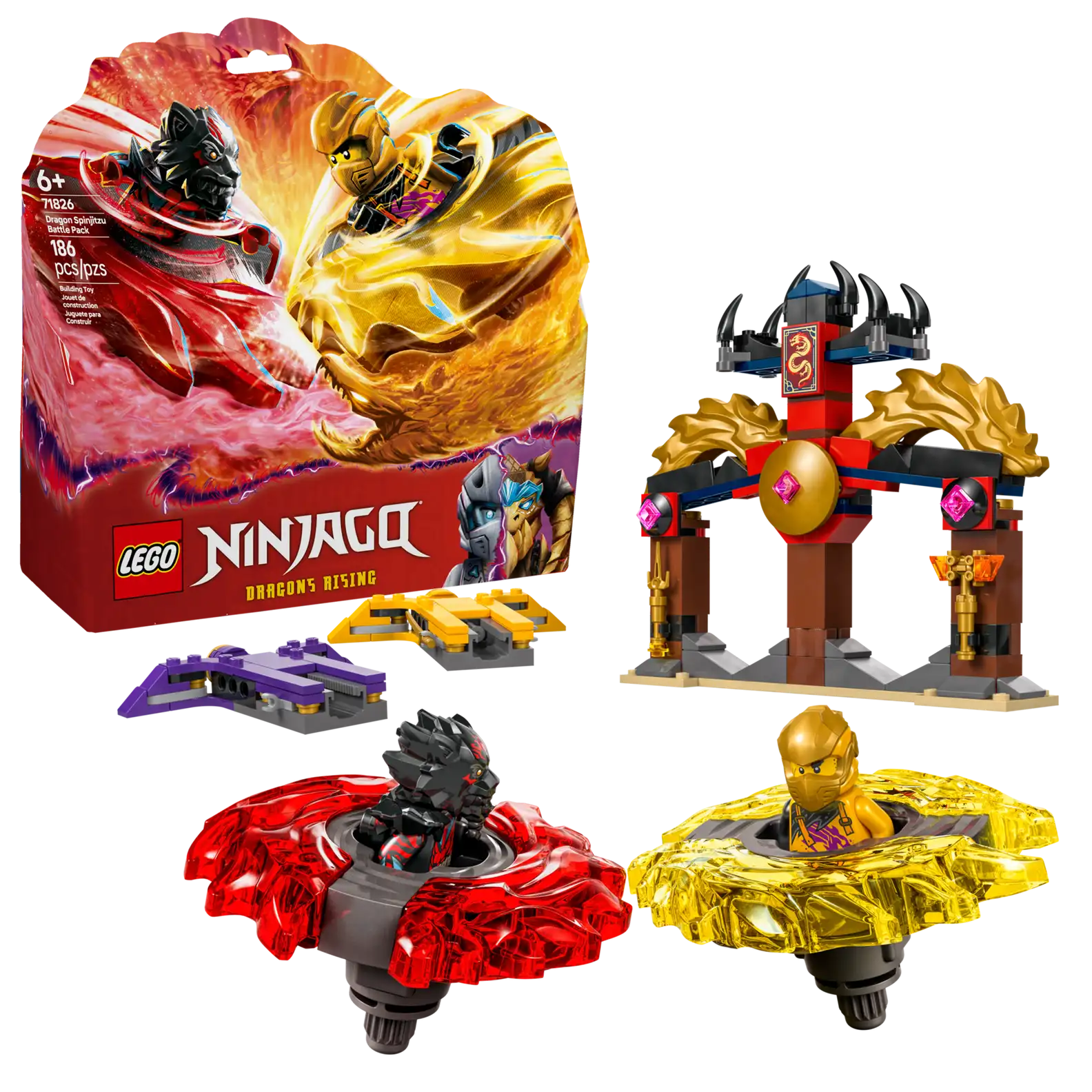 LEGO 71826 Dragon Spinjitzu Battle Pack(สินค้าซื้อแล้วไม่รับเปลี่ยนคืน)