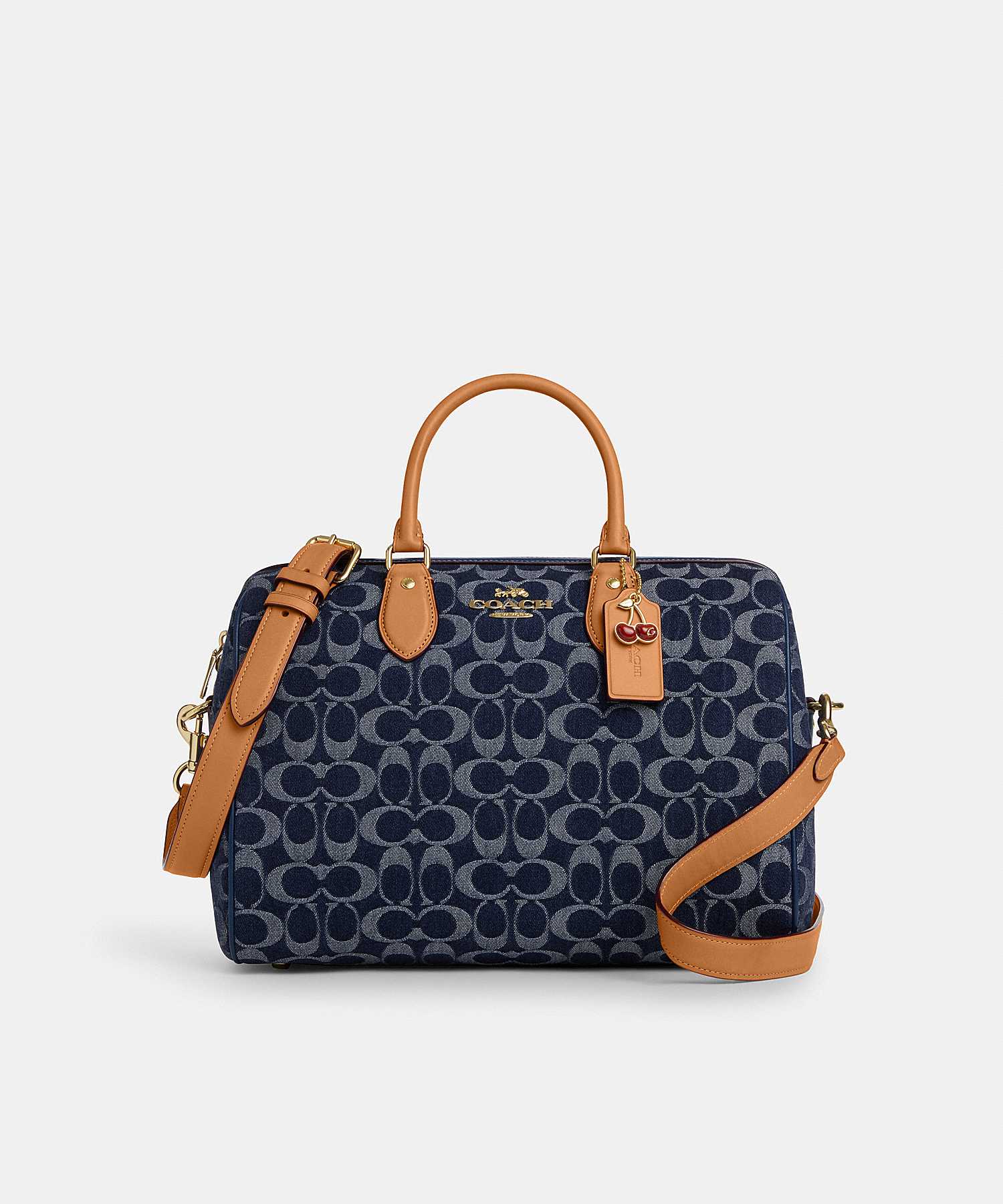 COACH ROWAN LARGE SATCHEL BAG IN SIGNATURE CANVAS CY699 IMXIA