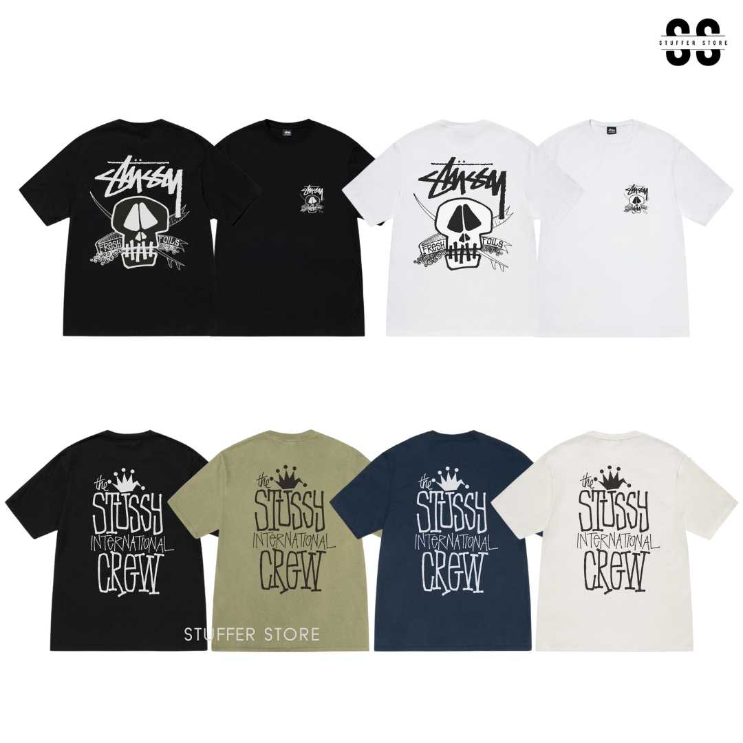 STUSSY CROWN INTERNATIONAL / FRESH FOILS TEE (US)