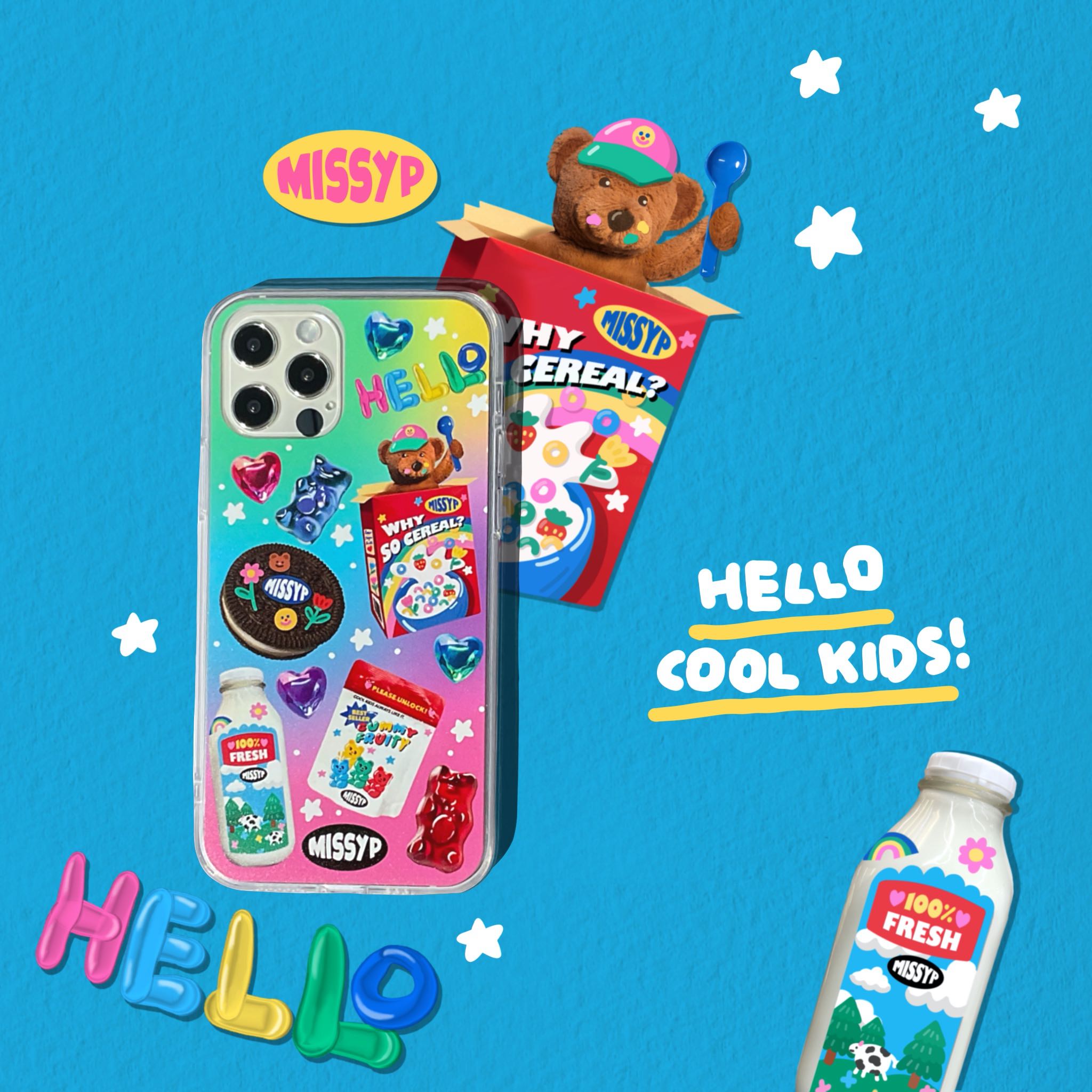 PRE-BUMPER CASE HELLO COOL KIDS