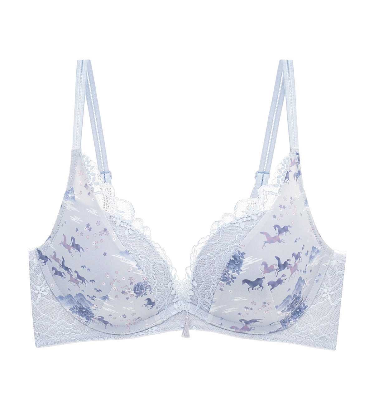 NEW Triumph 10227056 Feifei Ruan Collaboration 2.0 HU DV 6227 เสื้อชั้นในไม่มีโครง สีเทา