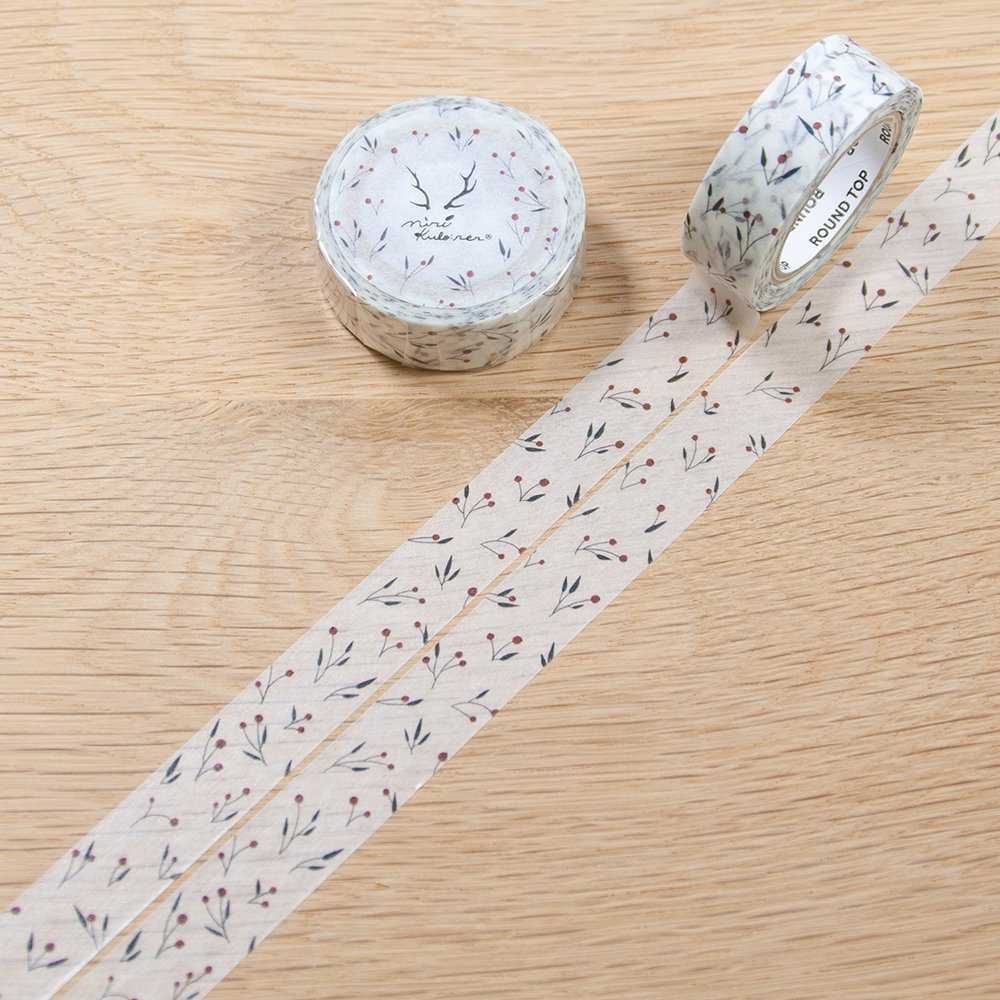 เทปตกแต่ง MiriKulo:rer - masking Tape / RED FRUIT