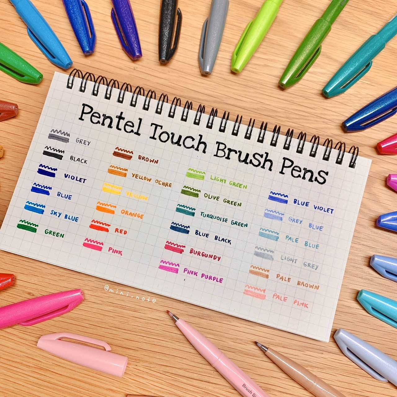 brush pens (แบบแพ็ค)