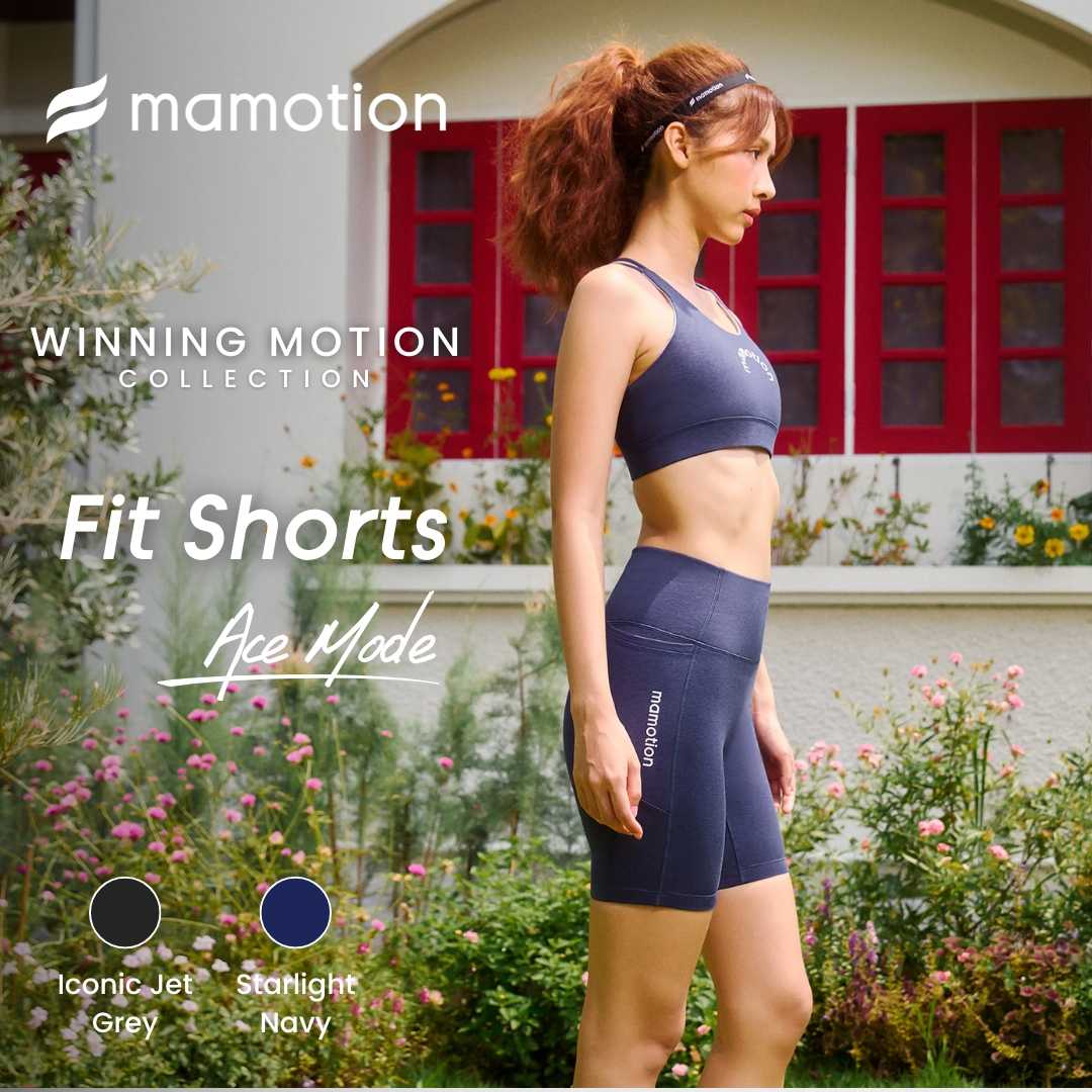 Mamotion Fit Shorts - GreenTech Series รุ่น Ace Mode (Winning Motion Collection)
