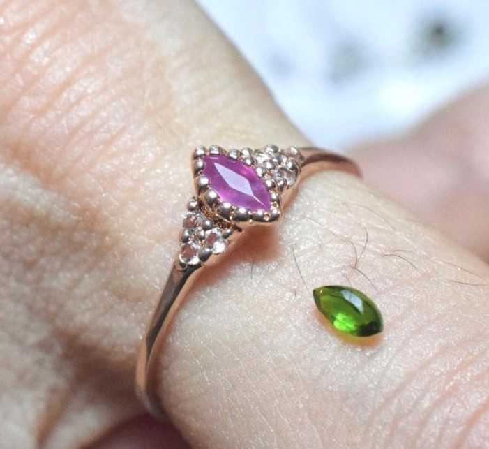 แหวนพลอย #minimring รหัส R208