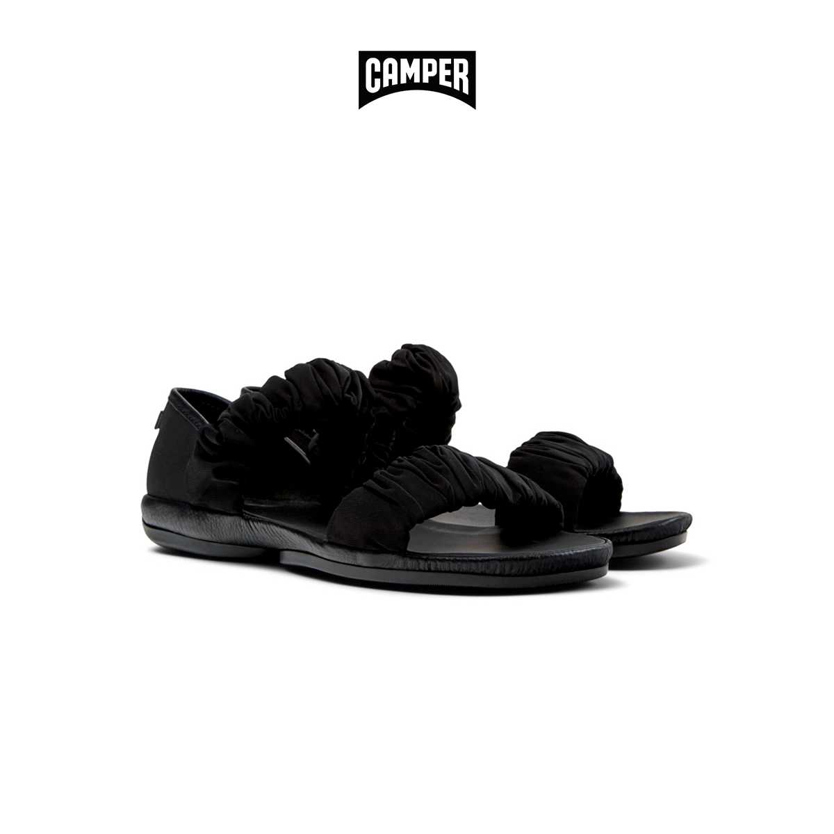 CAMPER รองเท้าแตะ ผู้หญิง รุ่น Right Nina สีดำ ( SAN -  K201707-001 )