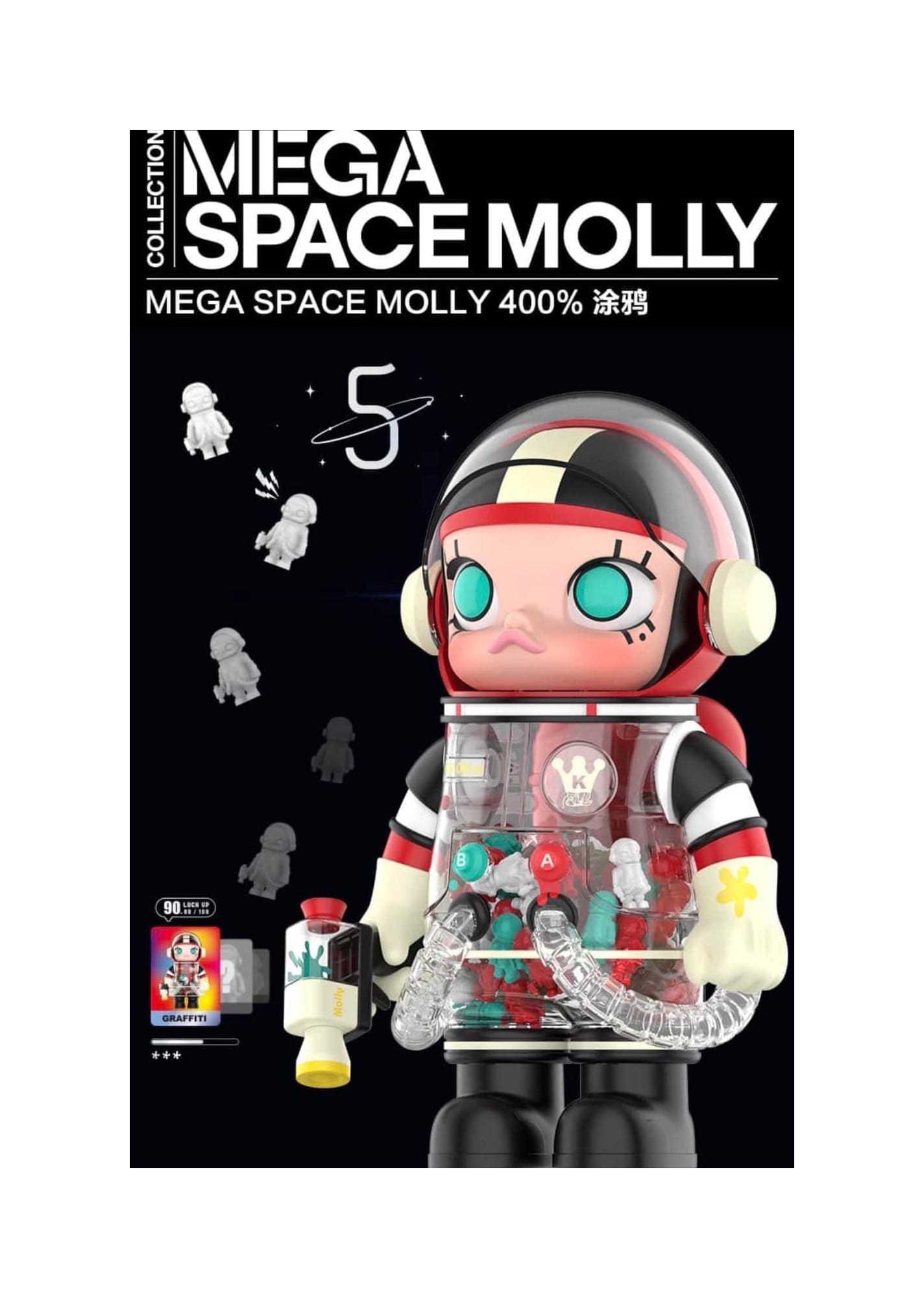 MEGA SPACE MOLLY 400% Graffiti (5th anniversary special edition) (TC)