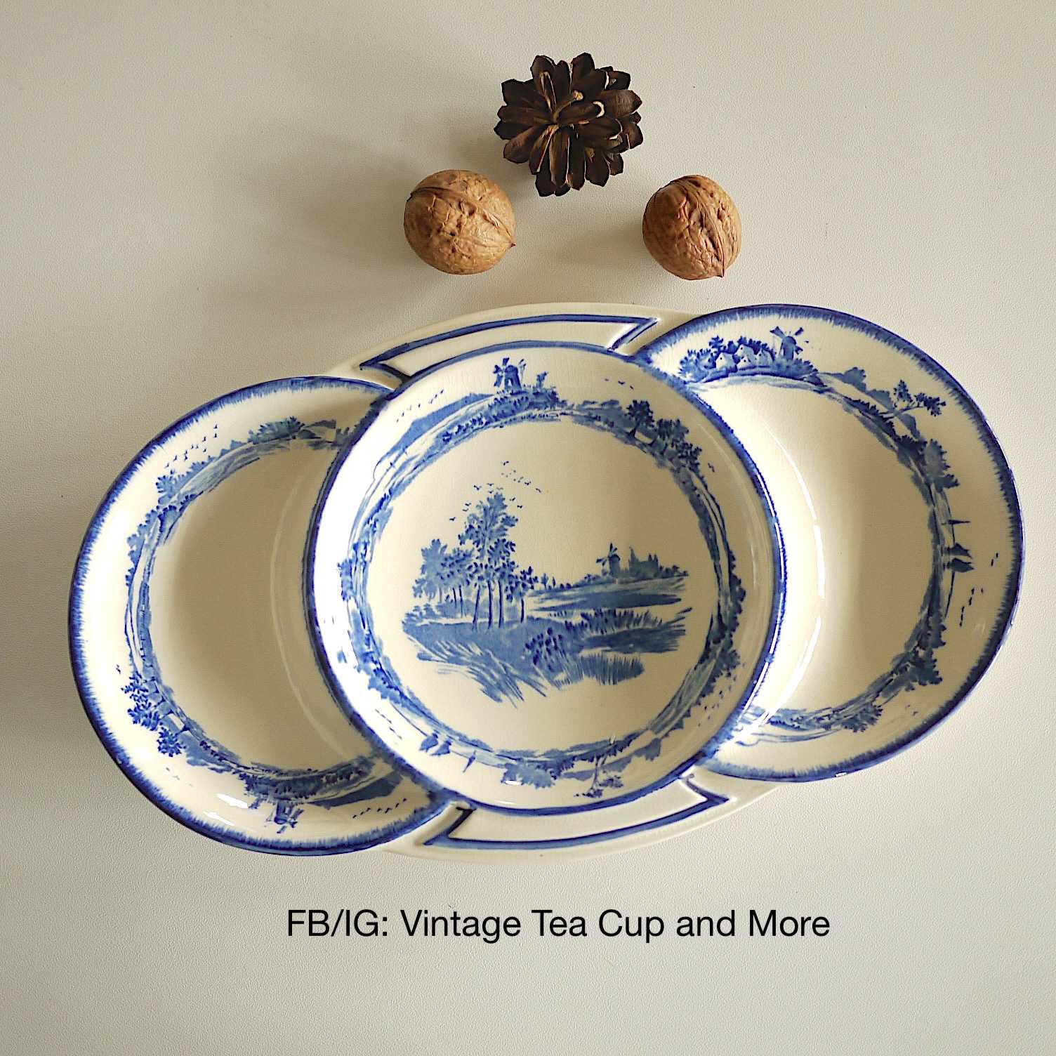 จานหลุม Royal Doulton Norfolk