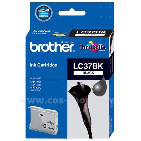 BROTHER LC-37 BK/C/M/Y Ink Cartridge ตลับหมึกอิงค์เจ็ท ของแท้ 100%