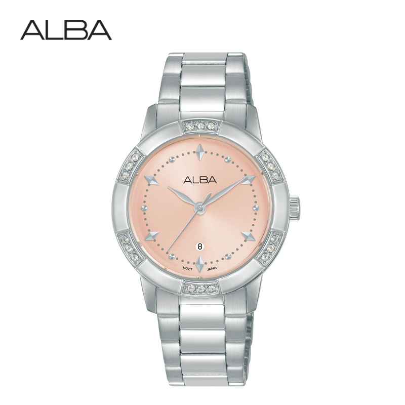 ALBA นาฬิกาข้อมือผู้หญิง Ikebana Quartz รุ่น AH7DG5X ขนาด 32 mm.