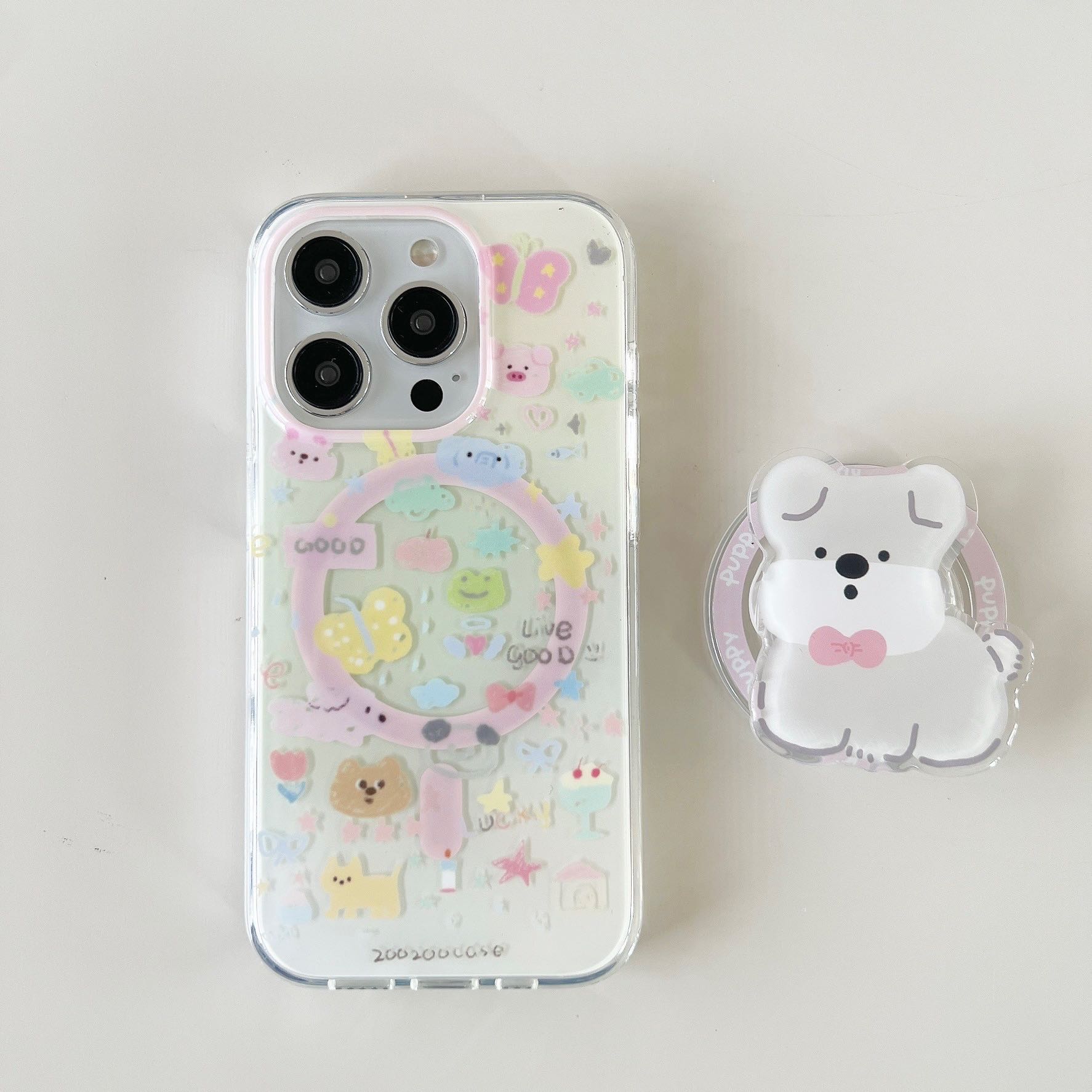 สอบถามก่อนกดสั่ง เคสหมา เคสชาร์จแบต magnetic holder griptok ไอริง ผิวเงา เคสไอโฟน เคสiPhone แข็ง