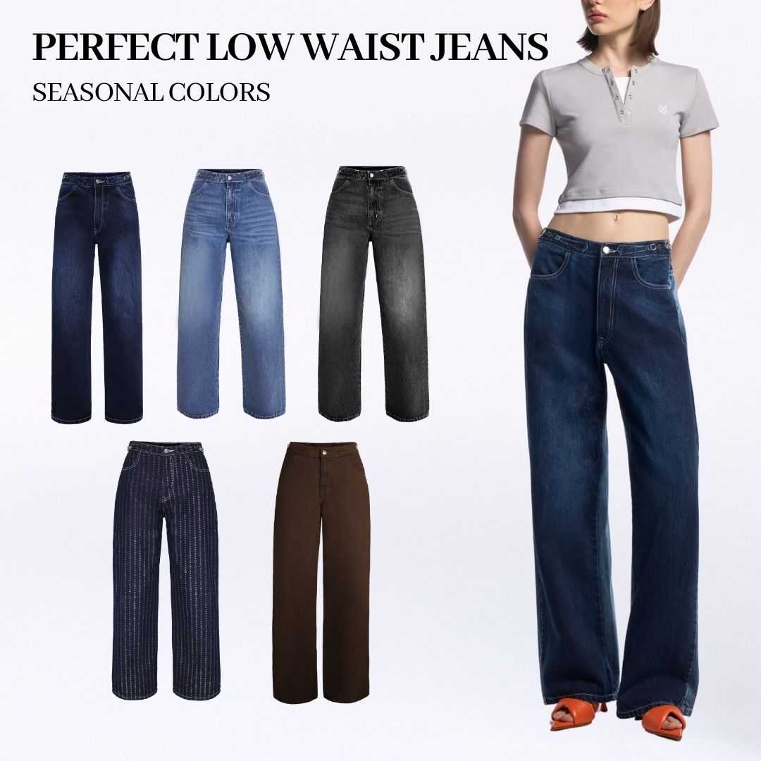 Merge Official - Perfect Low Waist Jeans Seasonal Colors (TWISTY BLUE จัดส่ง 22/07)