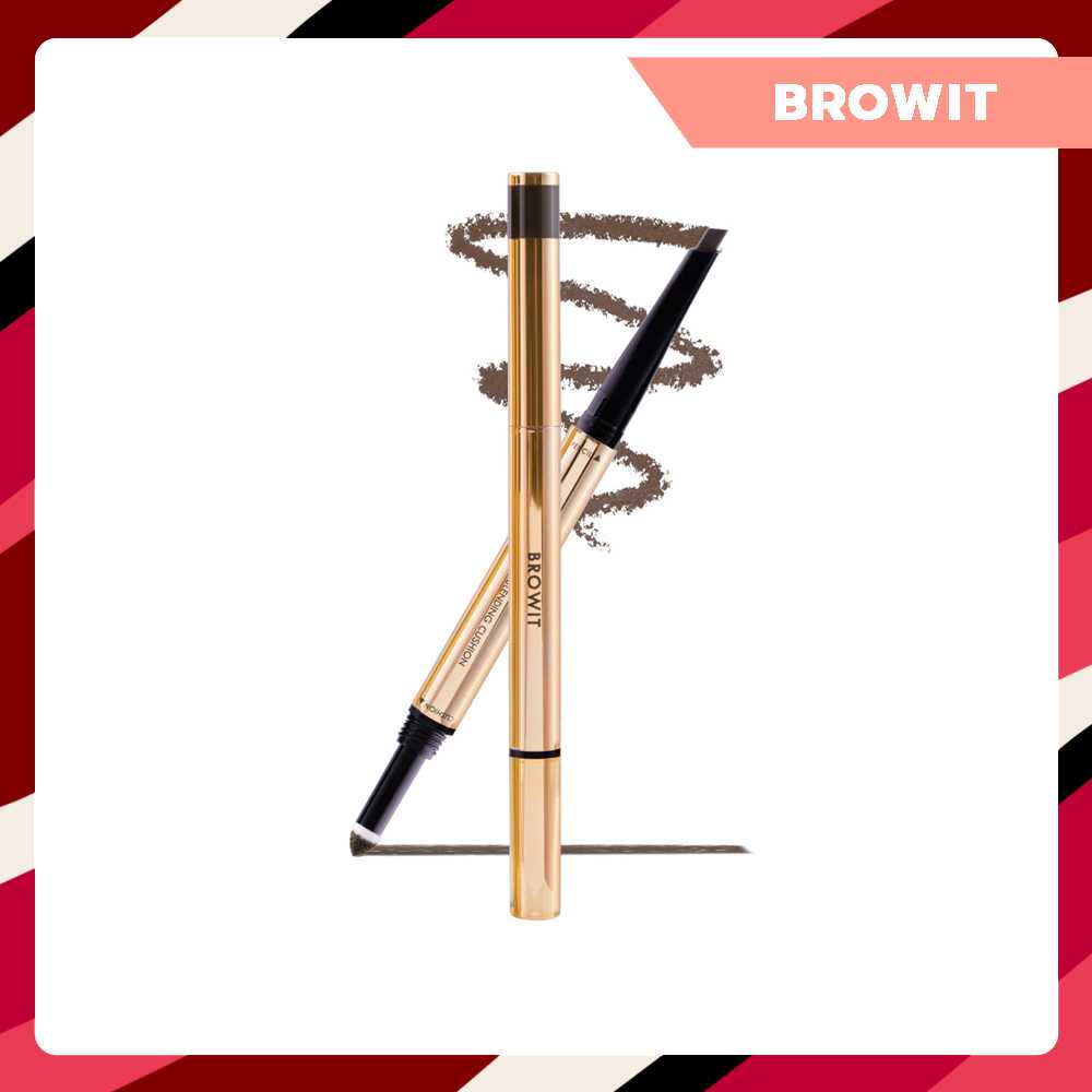 Browit Brow Pencil & Blending Cushion 2 in 1 เขียนคิ้ว น้องฉัตร