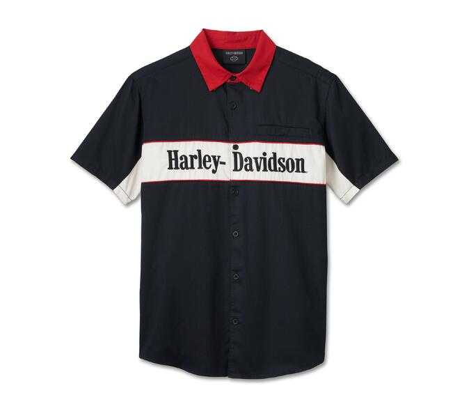 Harley-Davidson Men's The Garage Mechanic Short Sleeve Shirt