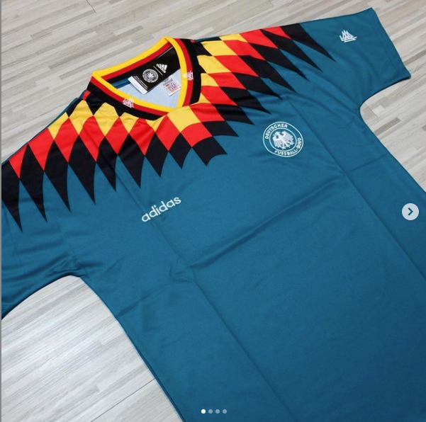 Germany 1994/1995 football vintage เสื้อบอลย้อนยุค เสื้อเยอรมันย้อนยุค