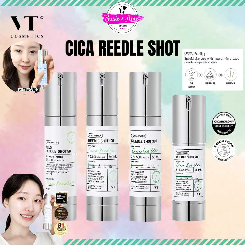 VT Reedle Shot 100 , 300 แอมพูลสูตรเข้มข้น (50 ml.)
