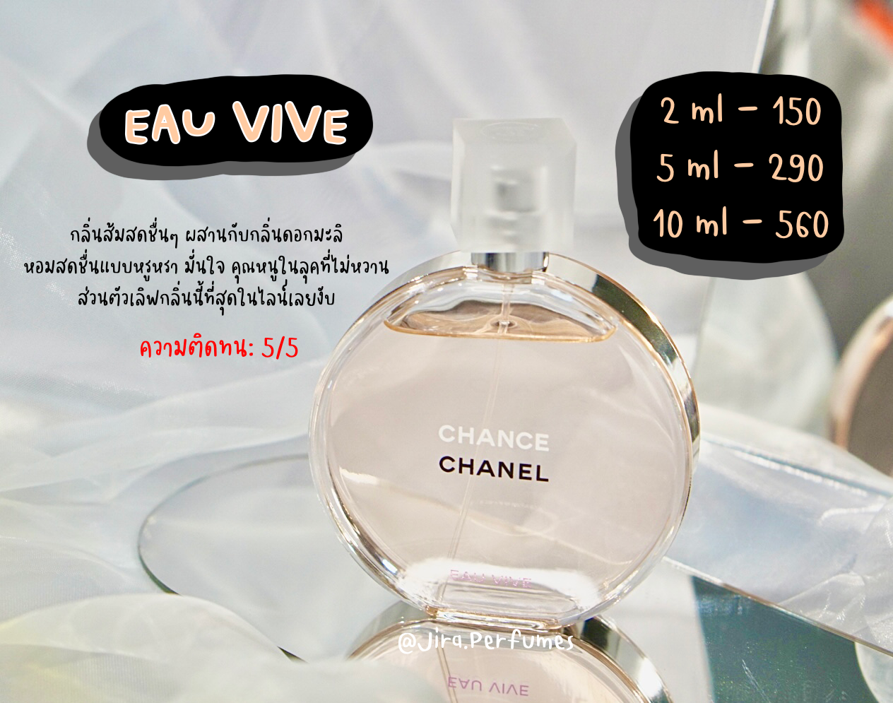 Chanel chance eau vive (สีส้ม)