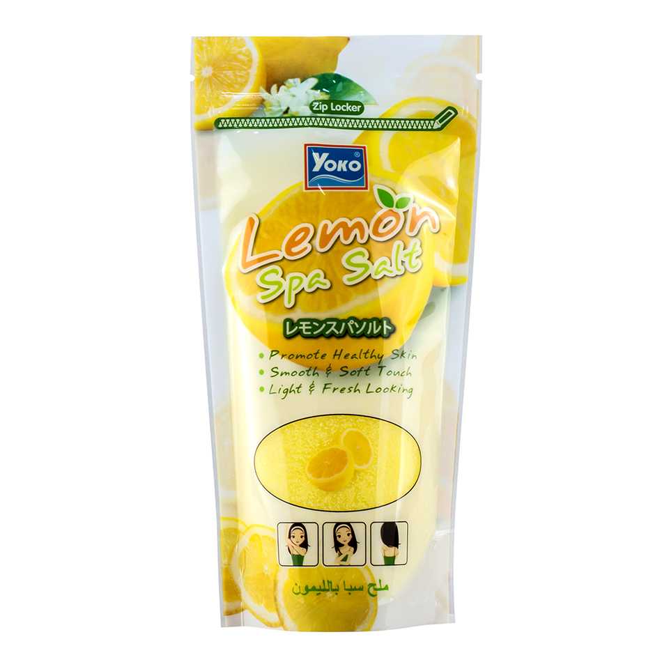 Yoko โยโกะ เกลือสปาขัดผิว สูตรเลมอน 300g