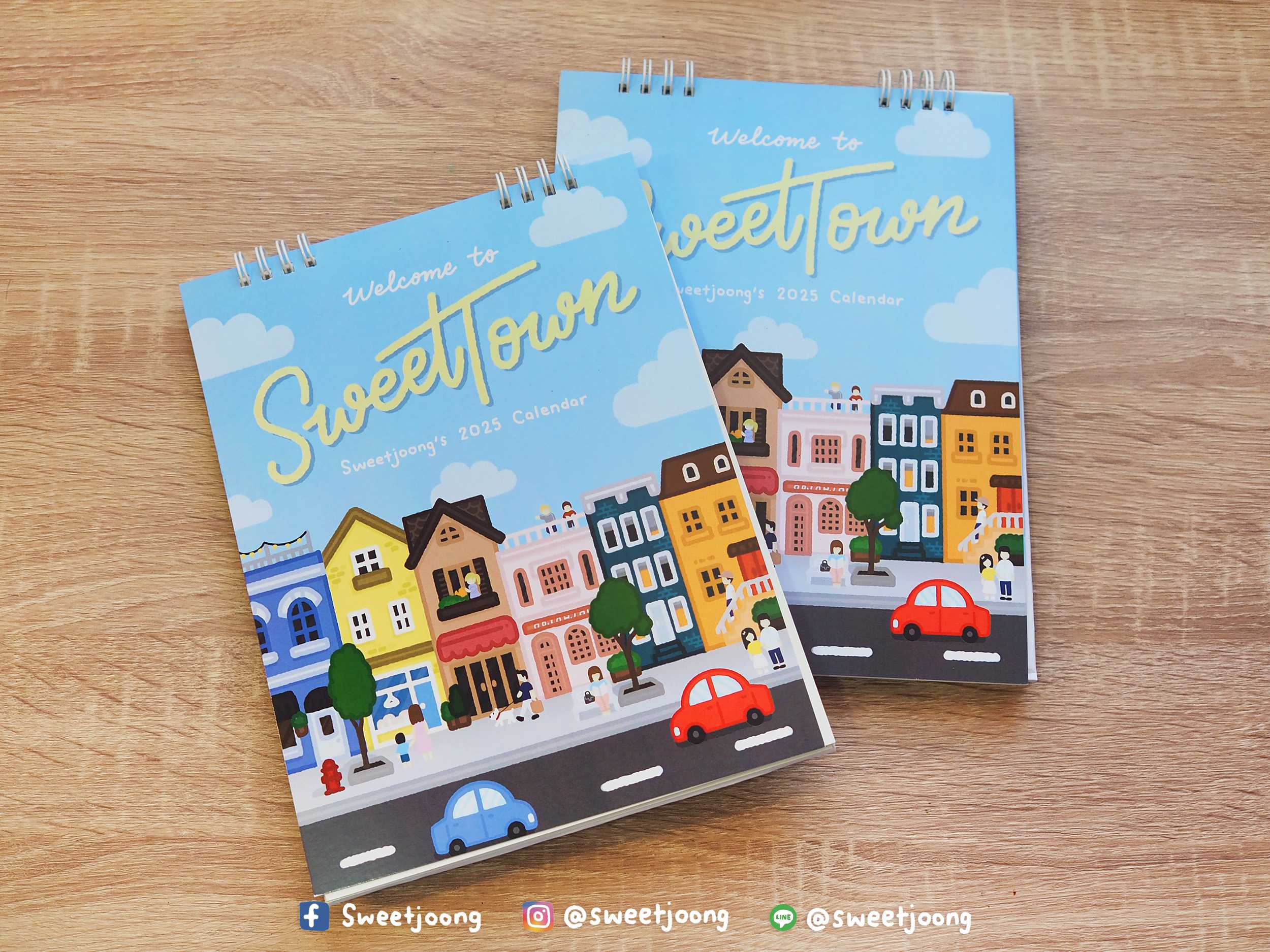 SWEETJOONG'S 2025 CALENDAR ปฏิทินตั้งโต๊ะ ปี 2025 LINE SHOPPING