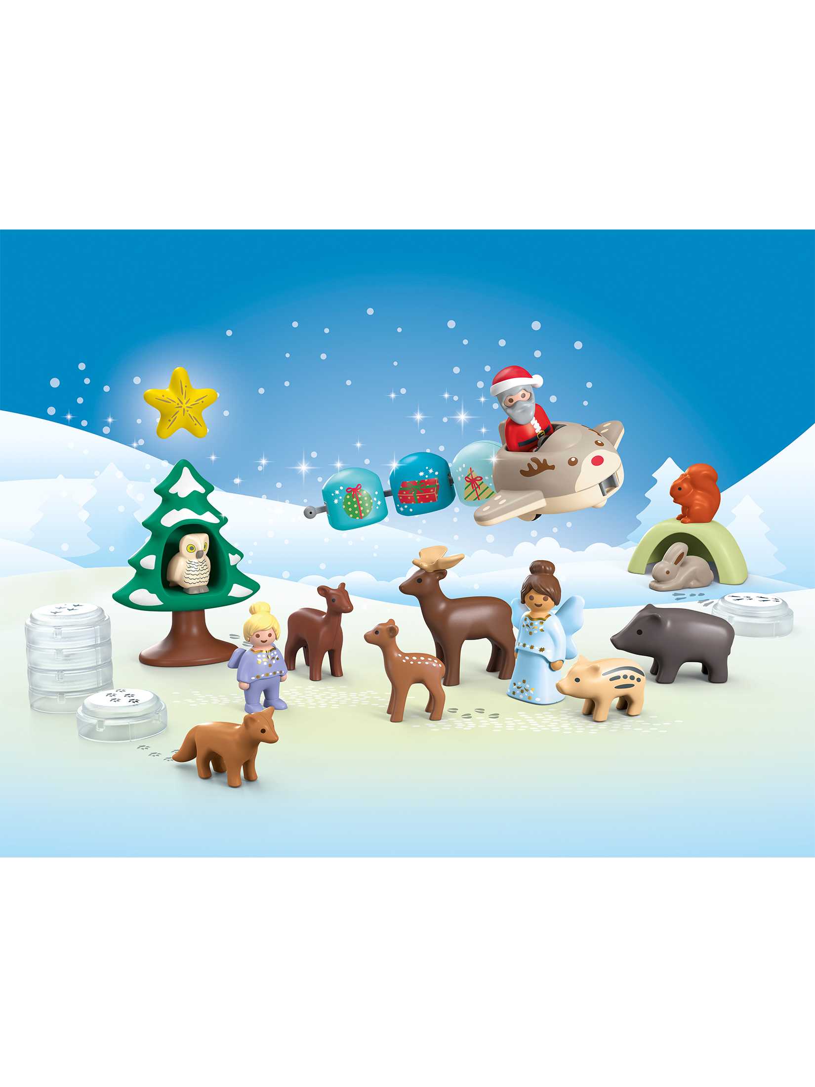 Playmobil 70297 JUNIOR: Advent Calendar Snowy Christmas จูเนียร์ แอดเว้นท์ คริสต์มาสหิมะ