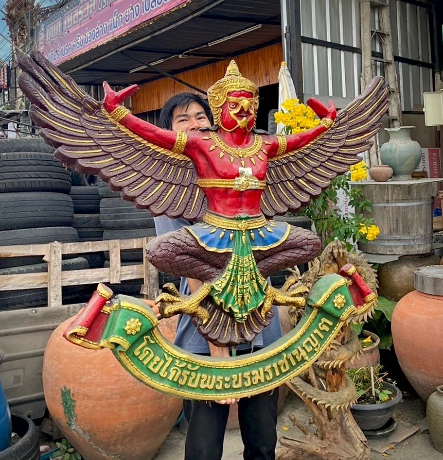 พญาครุฑองค์ใหญ่ ขนาดกว้าง120ซม