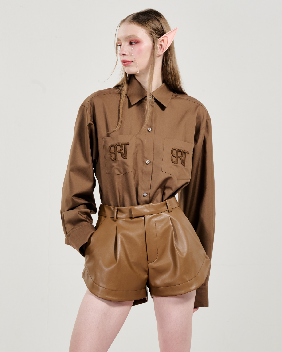 The SRT X13 Leather Shorts (TPN236)