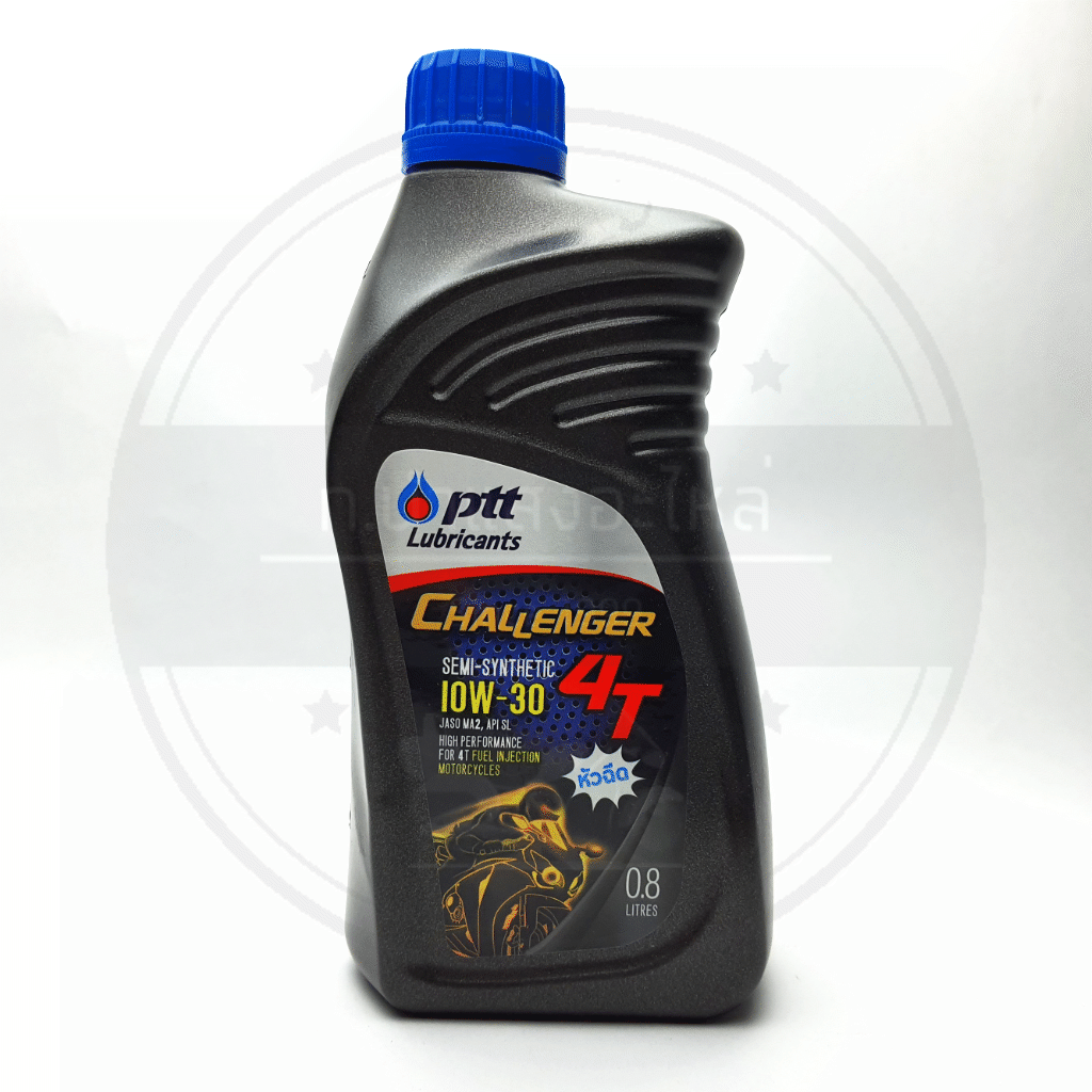 น้ำมัน 4T - PTT CHALLENGER  10W-30 หัวฉีด - 0.8 ลิตร