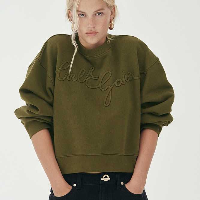 Cult Gaia CARINNA SWEATSHIRT - Rosemary