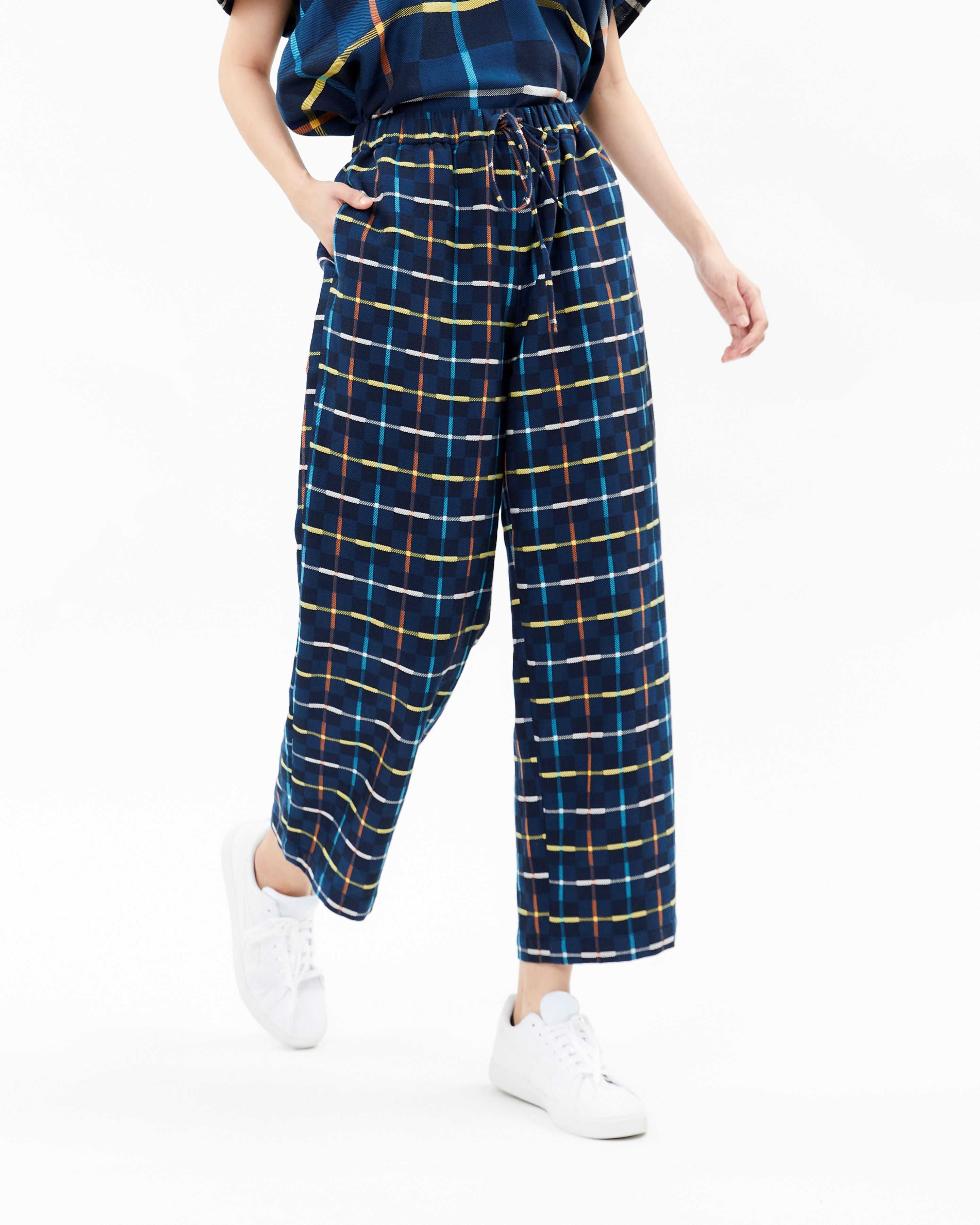 กางเกง RESORT4/P23 Multi Mix Black & Blue #F
