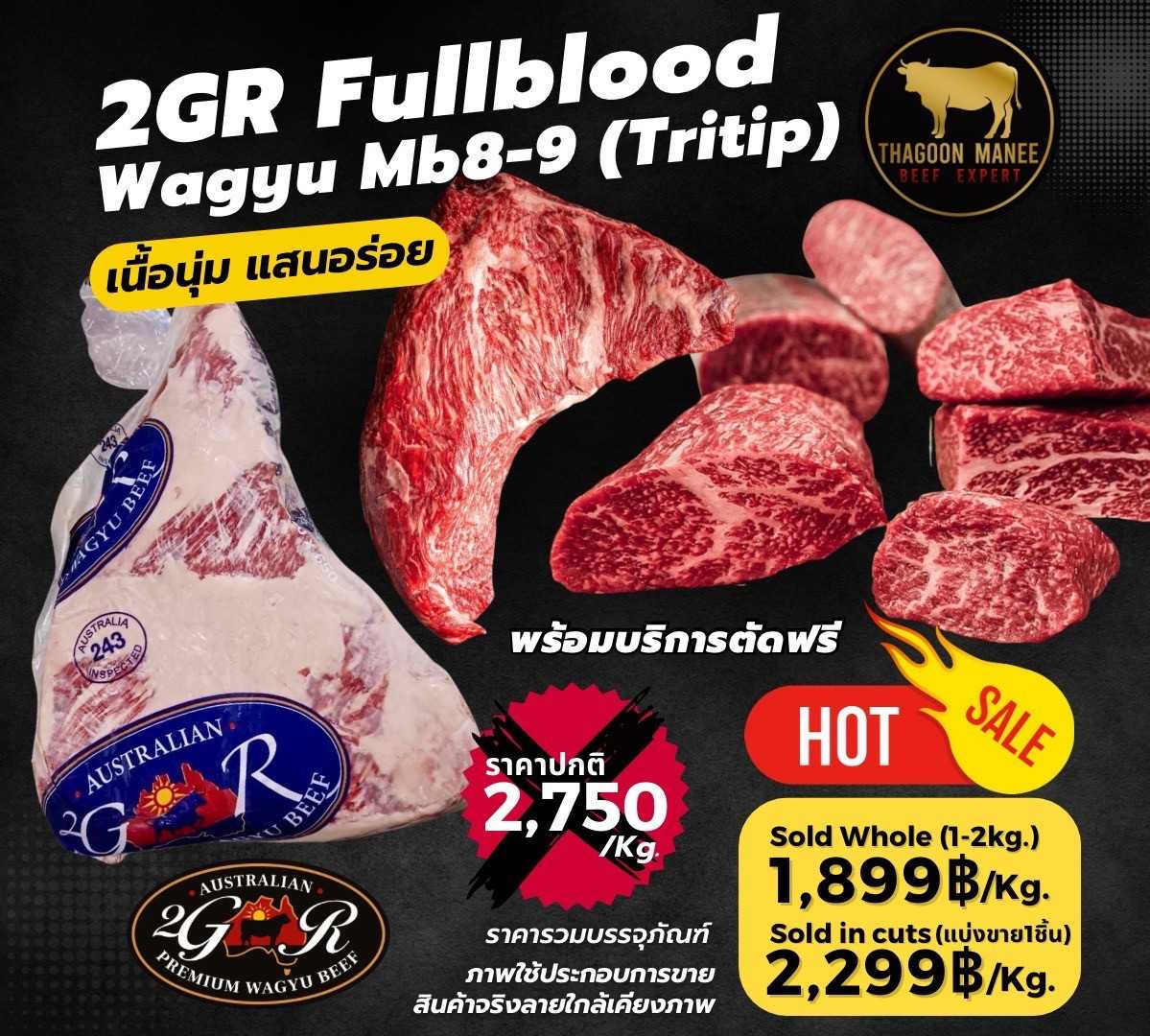 2GR Wagyu Tritip Mb8-9