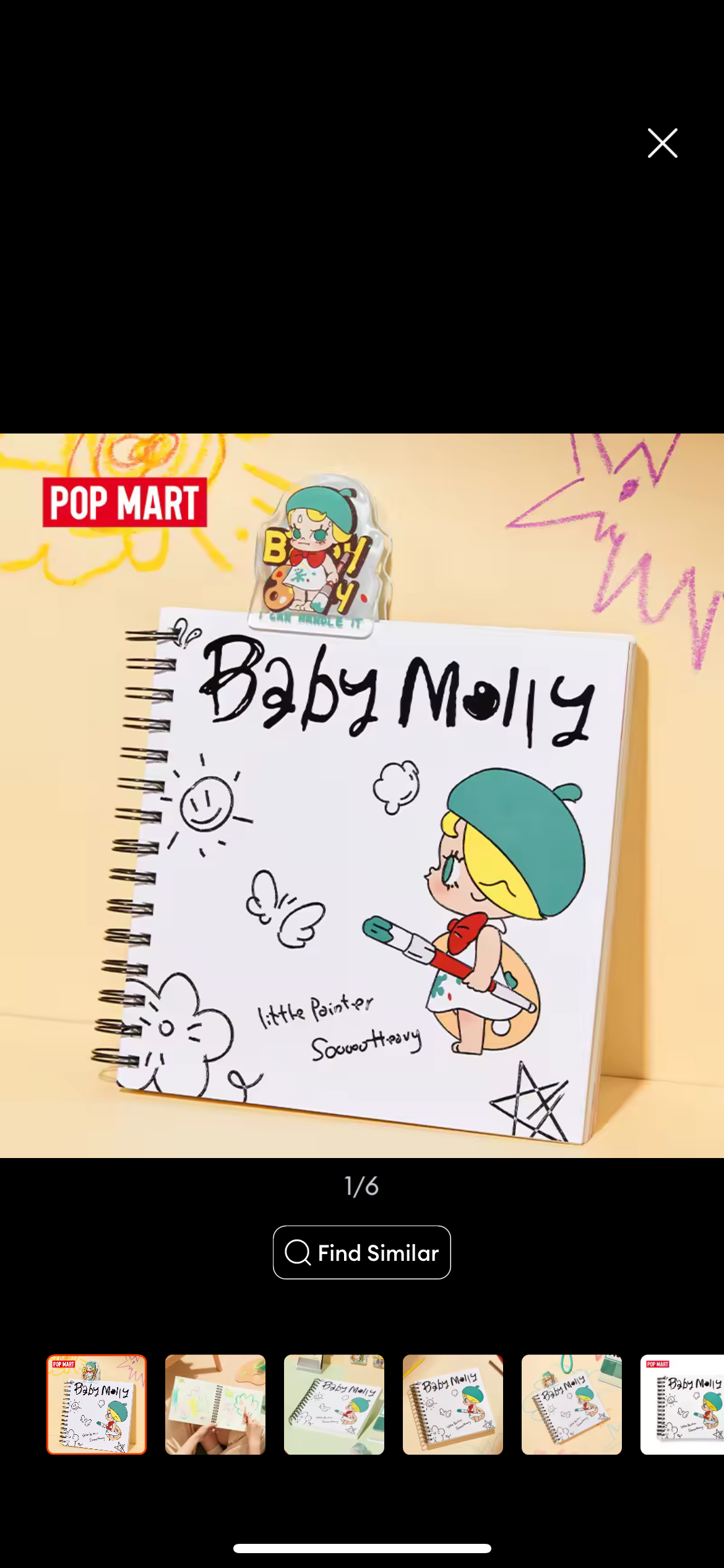 Popmart Baby Molly Notebook Ser 