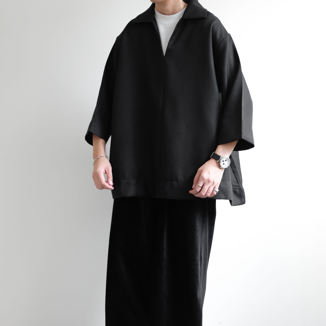 LAKOLE  Japan Cotton Oversized Pullover Shirts