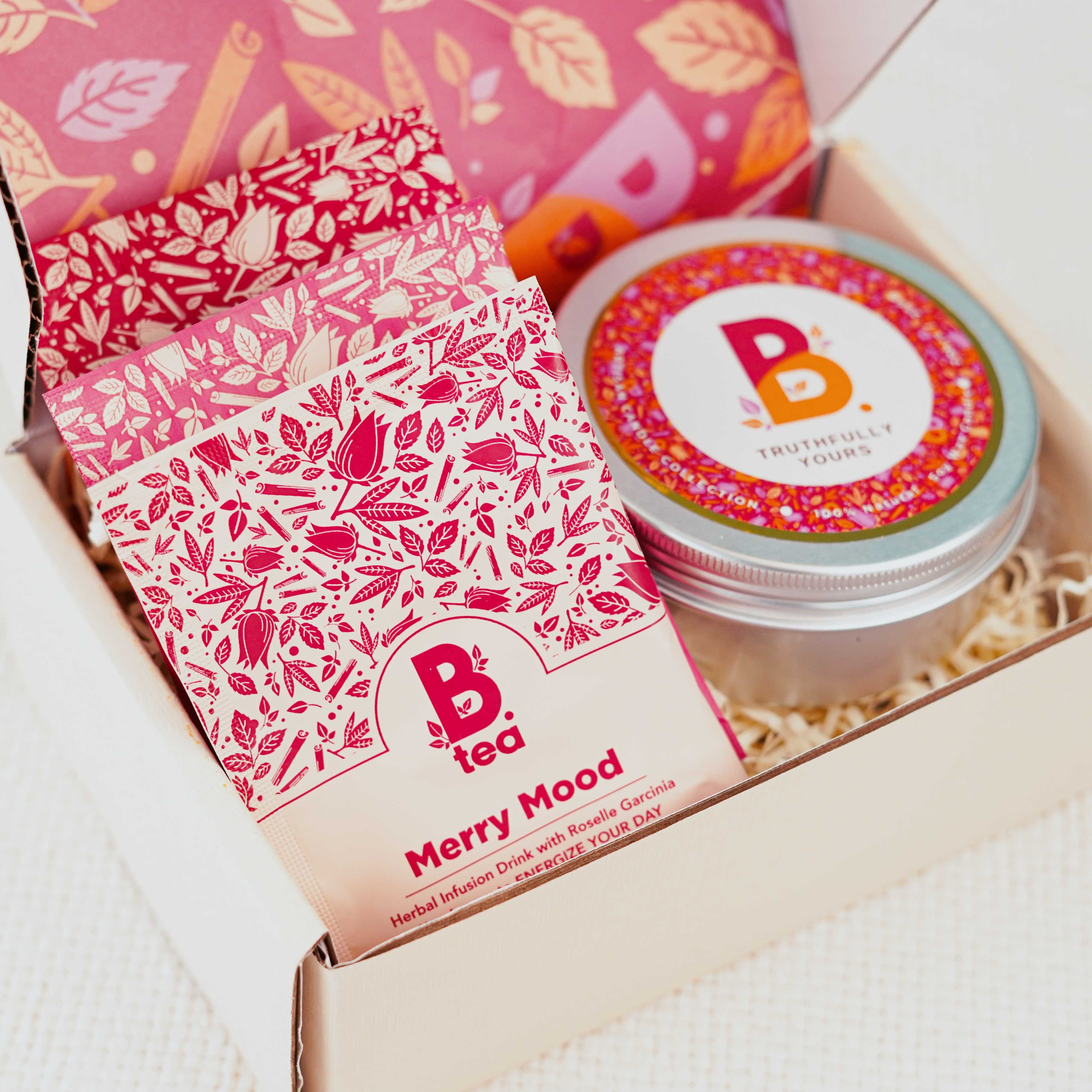 (Gift Box) Hamper Set : XS (B.tea | Candle)