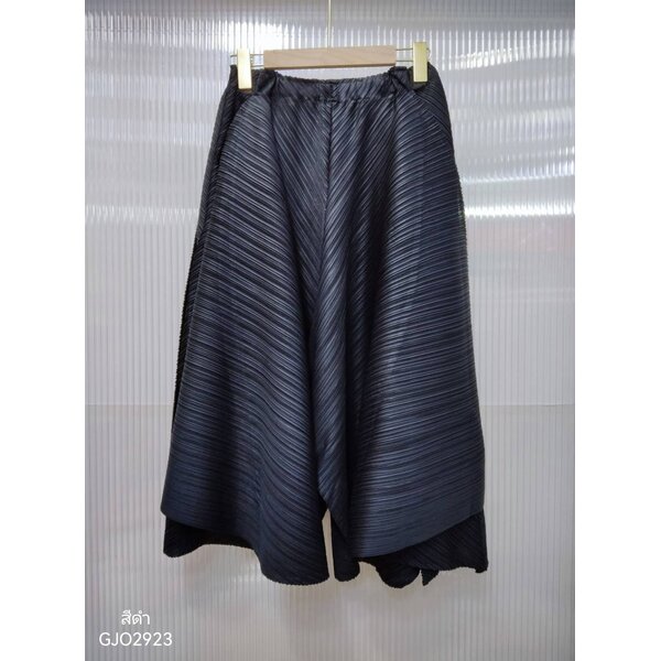 ยาว 28นิ้ว!! 2MUAY รุ่น GJO2923 FLARED PLEAT PANT กางเกงผู้หญิง กางเกงพลีทคุณภาพ 12สี FREE SIZE